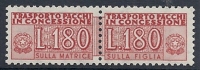 1955-81 ITALIA PACCHI IN CONCESSIONE STELLE 180 LIRE MNH ** - RR10376-4 - Concessiepaketten