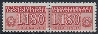 1955-81 ITALIA PACCHI IN CONCESSIONE STELLE 180 LIRE MNH ** - RR10377-5 - Concessiepaketten