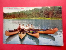 MN - Minnesota > Minneapolis --- Girls Wanted----   5 Men In Canoes  Ca 1910 - -- -    Ref  528 - Minneapolis