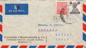 1950 LETTERA VIA AEREA - Brieven En Documenten