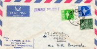 1957 LETTERA VIA AEREA - Lettres & Documents