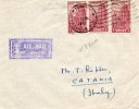 1951 LETTERA VIA AEREA - Covers & Documents