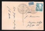 ALLEMAGNE FEDERALE 1949 LEBENSMITTELFACHAUSSTELLUNG  HAMBURG HAFEN PORT NOTOPFER BERLIN - Storia Postale