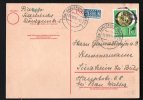 ALLEMAGNE FEDERALE 1951 MICHEL 141 YT 27 KARLSRUHE Nach SINZHEIM Kreis BÜHL NOTOPFER BERLIN - Briefe U. Dokumente