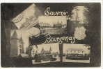Carte Postale Ancienne Fantaisie Bourgenay - Souvenir De - Multivues, Talmont Saint Hilaire - Talmont Saint Hilaire
