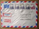 Cover Sent From Czech Rep. To Lithuania, 1995, Registered, Castles  Olomouc Plzen - Cartas & Documentos