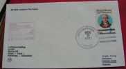 =DE LUFTPOST 1982 OSAKA-DUSSELDORF Erstflug Anchorage - Airmail