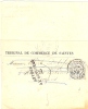 REF LBR33/BX - FRANCE - BLANC 1c SUR BJ DU TRIBUNAL DE COMMERCE DE SAINTES "RAE" - 1900-29 Blanc