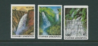 Greece 1988 Waterfalls Imperforate (one With CN) Set MNH ** S0544 - Neufs