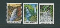 Greece 1988 Waterfalls Imperforate (one With CN) Set MNH ** S0544 - Nuevos