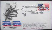 1976 USA FDC SENT TO AUSTRIA WITH ZEPPELIN HINDENBURG CANCELATION - Zeppelines