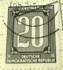 Germany 1956 Official Stamp 20pf - Used - Autres & Non Classés