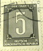 Germany 1956 Official Stamp 5pf - Used - Autres & Non Classés