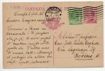 VENEZIA /  TORINO  2.2.1923 - Card_Cartolina Michetti  Da 25 Cent. + 5 - Reklame