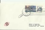 USA 1988 - COVER AIRPORT DEDICATION STATION GRINNELL IOWA  W 2 STAMPS 1OF 13 C + STANLEY STEAMER 1909 CAR JUN 16 RE 203 - 1981-1990