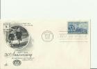 USA 1952 - FDC 50TH ANNI.AMERICAN AUTOMOBILE ASSOCIATION  W1 STAMP OF 3 C.MAR 4, 1952 CHICAGO - RE 205 - 1951-1960