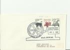 USA 1988- COVER SOUTHEAST IOWA ANTIQUE ENGINE SHOW DENMARK IOWA W3 CAR  STAMPS 10.1 + 7.1 + 8.5 C -JUN 5, RE 208 - 1981-1990