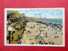 New Jersey > Atlantic City ---Beach Scene Showing Sand Sculpture 1925 Cancel-  -- ---- -    Ref  529 - Atlantic City
