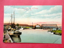 Wisconsin > Two Rivers  River View From Mill Bridge  1910 Cancel - - - - -  Ref  529 - Racine