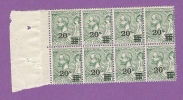 MONACO TIMBRE N° 51 NEUF SANS CHARNIERE PRINCE ALBERT 1ER BLOC DE 8 - Unused Stamps