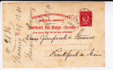 NORGE - 1930 - CARTE POSTALE ENTIER De STAVANGER Pour FRANKFURT (GERMANY) - - Postal Stationery