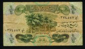 1/4 Dinar   "IRAQ"       VF   Bc 49 - Irak