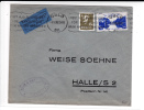 NORGE - 1938 - ENVELOPPE Par AVION De OSLO Pour HALLE - MECA - Lettres & Documents