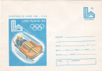 WINTER OLYMPICS, LAKE PLACID, BOB, 1980, COVER STATIONERY, ENTIER POSTAL, UNUSED, ROMANIA - Winter 1980: Lake Placid