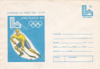 WINTER OLYMPICS, LAKE PLACID, HOCKEY, 1980, COVER STATIONERY, ENTIER POSTAL, UNUSED, ROMANIA - Invierno 1980: Lake Placid