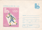 WINTER OLYMPICS, LAKE PLACID, SKI, 1980, COVER STATIONERY, ENTIER POSTAL, UNUSED, ROMANIA - Winter 1980: Lake Placid