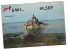 CARTE RADIO QSL - MONT SAINT MICHEL - MANCHE. - Radio Amatoriale