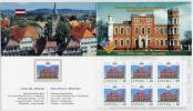 LATVIA 2003 Sindelfingen Booklet With Birini Palace Michel 597 X 6  MNH / ** - Latvia