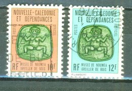 Oreiller De Bois - NOUVELLE CALEDONIE - Timbre De Service - N° 19 - 20 - 1973 - Gebruikt