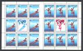 Jugoslawien – Yugoslavia 1992 Winter Olympics Albertville Mini Sheets Of 8 + Label MNH - Blokken & Velletjes