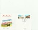 CHINA 2000 - FDC TAER LAMASERY  W/2 STAMPS OF 80 Y EACH- POSTMARKED MAY 5,2000 RE 240 - 2000-2009
