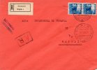 1951 LETTERA RACC. CON ANNULLO SCAFATI SALERNO - Vaglia Postale