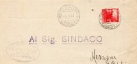 1947 LETTERA CON ANNULLO ROCCA IMPERIALE COSENZA - Impuestos Por Ordenes De Pago