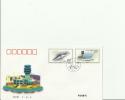 CHINA 1998 - FDC BUILDING IN MACAO(FRIENDSHIP BRIDGE-MACAO AIRPORT) W/2 STAMPS OF100- 200 Y - POSTM DEC 12,1998 RE 249 - 1990-1999