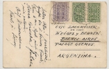 AUSTRI A - VF 1924 Pair Of Yvert # 279 + 316 On POSTCARD (Wien - Stephanskirche) To BUENOS AIRES - Lettres & Documents