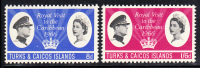 Turks & Caicos MNH Scott #150-#151 Royal Visit - Turcas Y Caicos