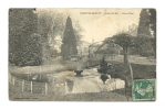 Cp, 86, Châtellerault,  Jardin Public, Pièce D'Eau, Voyagée 1909 - Chatellerault