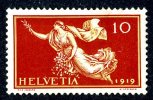 1919  Switzerland  Mi.Nr.147   MH*   #405 - Unused Stamps