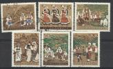 YU 1957-827-32 COSTUMES, YUGOSLAVIA, 1 X 6v , Used - Used Stamps
