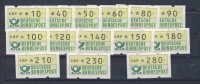 ALLEMAGNE Timbres De Distributeurs 1981 Série Complète De 14 Valeurs Neuves YVERT N° NEUF MNH** - Automaatzegels [ATM]