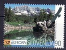 1368/ Slowenien Slovenia Slovenie Europa CEPT 1999 Mi.No. 259 ** MNH Natur Mountains Bird ..... - 1999