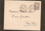 1887 Lettre Avec Timbre " Royaute" - Lettres & Documents