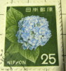 Japan 1966 Hydrangea 25y - Used - Gebruikt