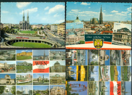 Austria, Wien, Vienna, Stephansdom, Hofburg, Votivkirche, Lot Of 4 Postcards N23d - Wien Mitte