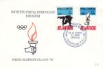 DOMINICANA 1996 MICHEL NO 1795-6 FDC - Zomer 1996: Atlanta