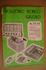 PBF/17 BOLLETTINO TECNICO GELOSO 1958/APPARECCHI RADIO/AMPLIFICATORI - Littérature & Schémas